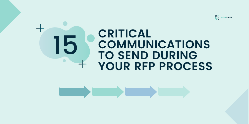15 critical communications to send during your RFP process