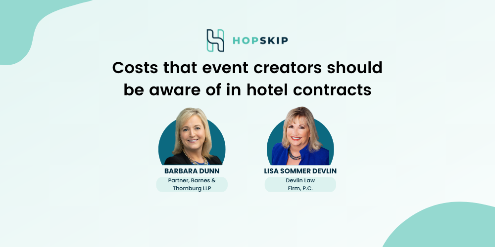 Costs and fee's that planners should be aware of in hotel contracts